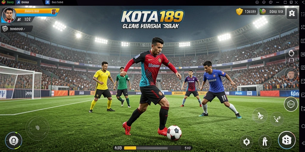 Tampilan gameplay KOTA189 yang seru dan menggugah semangat olahraga.
