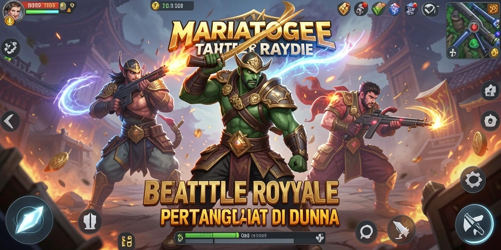 Tangkapan layar gameplay MARIATOGEL yang mendebarkan dan penuh aksi.